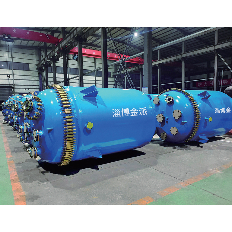 How does the enamel reactor meet the stringent requirements of highly corrosive chemical production?