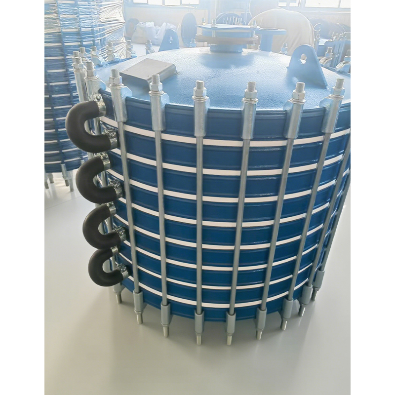 How does the enamel condenser become a robust shield against corrosion in the chemical industry?